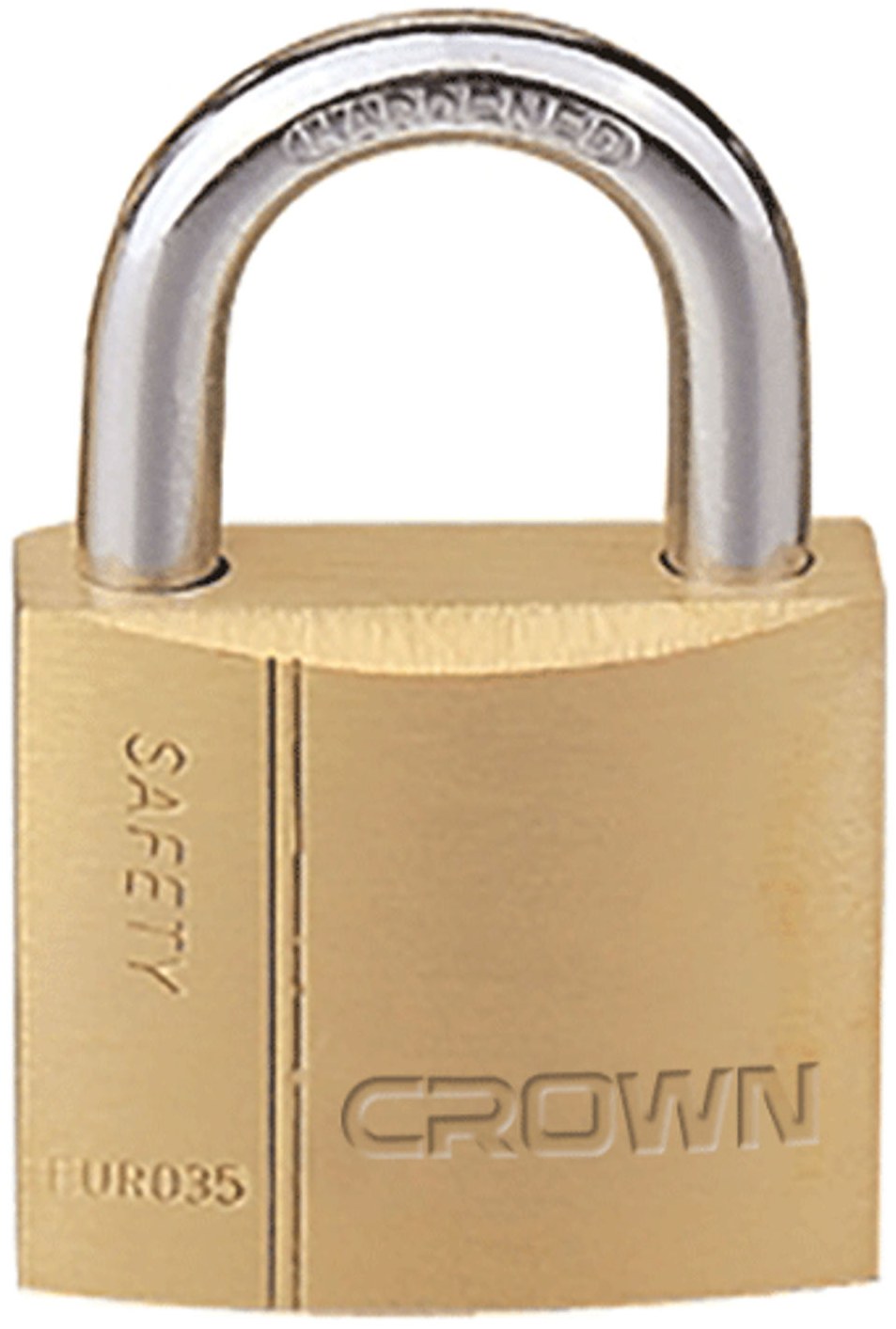 Замок навісний латунний CROWN CESL-BA30, 30 мм