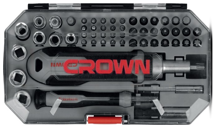 Набір викруток CROWN CPHBH-AXB55, 55 предметів
