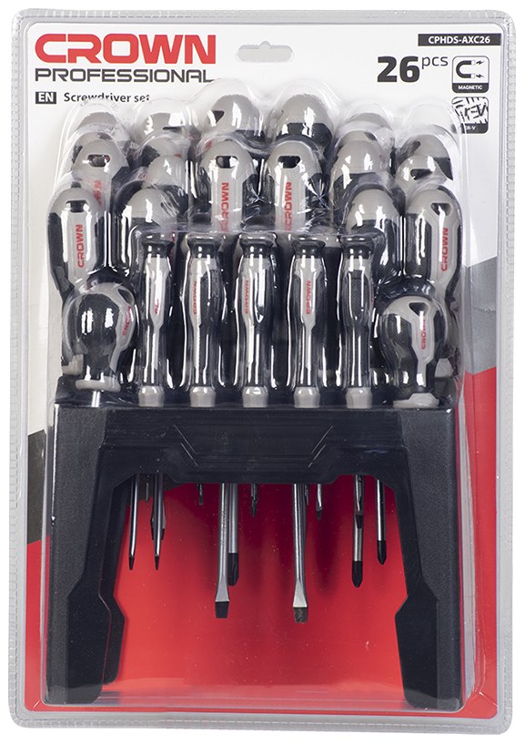 Cross-head screwdriver CROWN CPHDS-AXC26