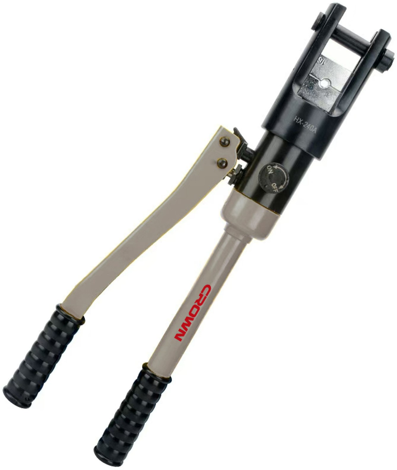 Прес-кліщі гідравлічні CROWN CPHEH-CMB240, 16–240 мм², 9 т