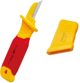 VDE cable knife CROWN CPHEK-IPA7 (with protection), 50x180mm, 1000V
