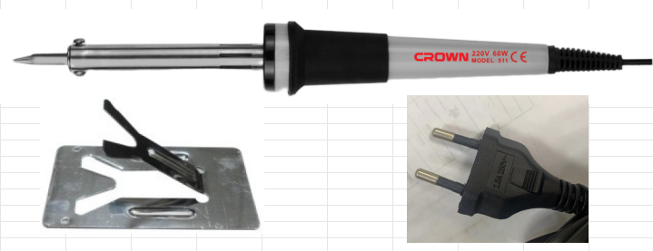 Паяльник електричний CROWN CPHES-SIC100, 100 Вт