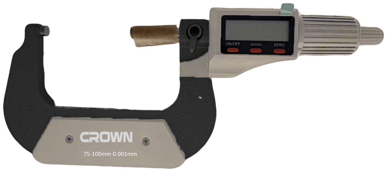 Мікрометр цифровий CROWN CPHMI-DDA100, 75-100mm