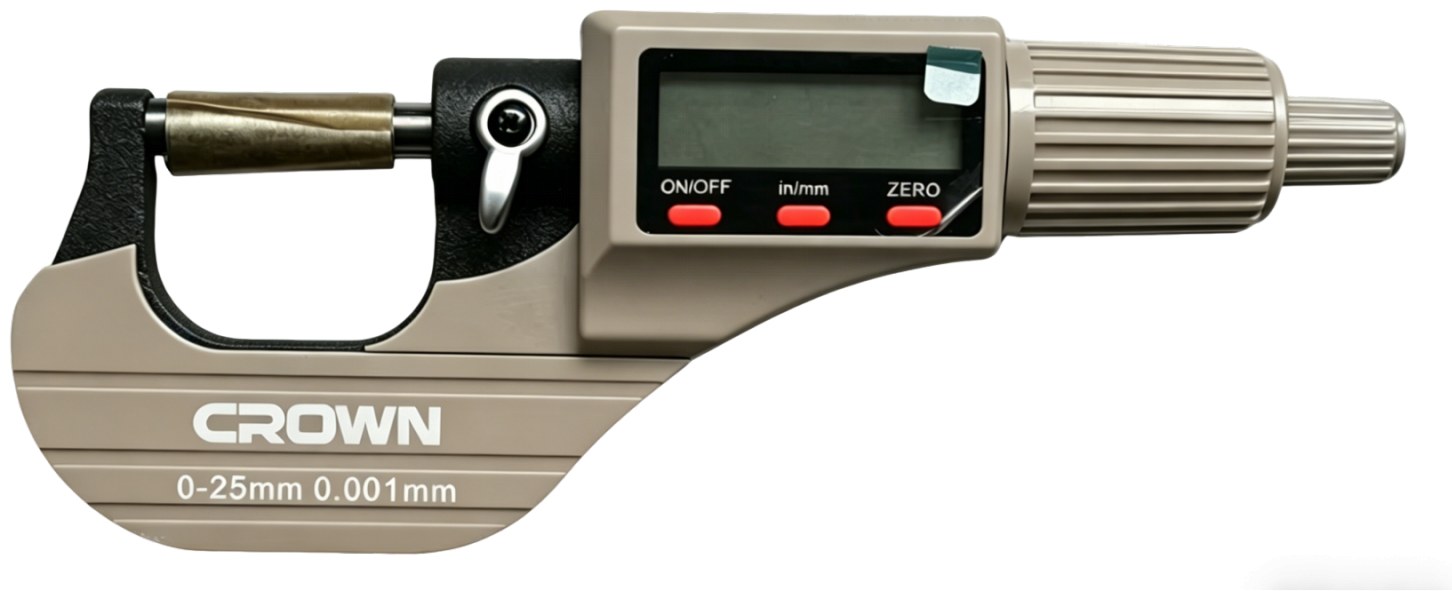 Мікрометр цифровий CROWN CPHMI-DDA25, 0-25mm
