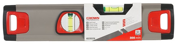 Рівень будівельний магнітний CROWN CPHML-SPB03, 300 мм, точність 0,5 мм/м