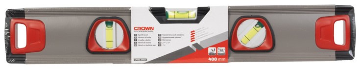 Рівень будівельний магнітний CROWN CPHML-SPB04, 400 мм, точність 0,5 мм/м