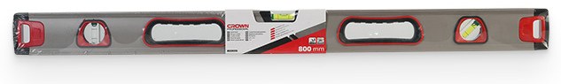 Рівень будівельний магнітний CROWN CPHML-SPB08, 800 мм, точність 0,5 мм/м