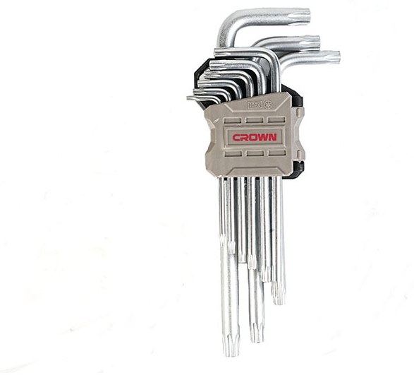 Набір ключів Torx CROWN CPHOK-TMBX09, 9 предметів