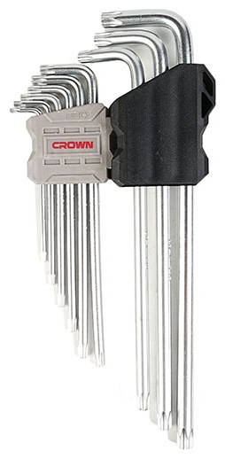 Набір ключів Torx CROWN CPHOK-TMCX09, 9 предметів