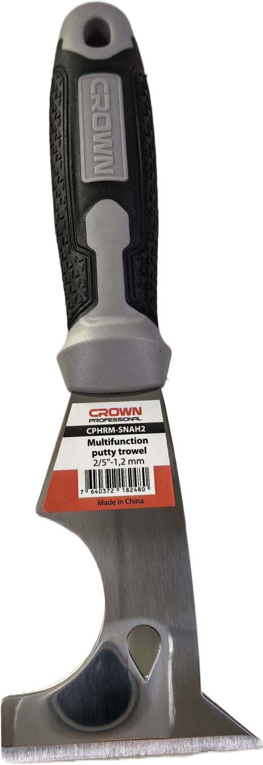 Шпатель малярний багатофункціональний CROWN CPHRM-SNAH2, 2.5"