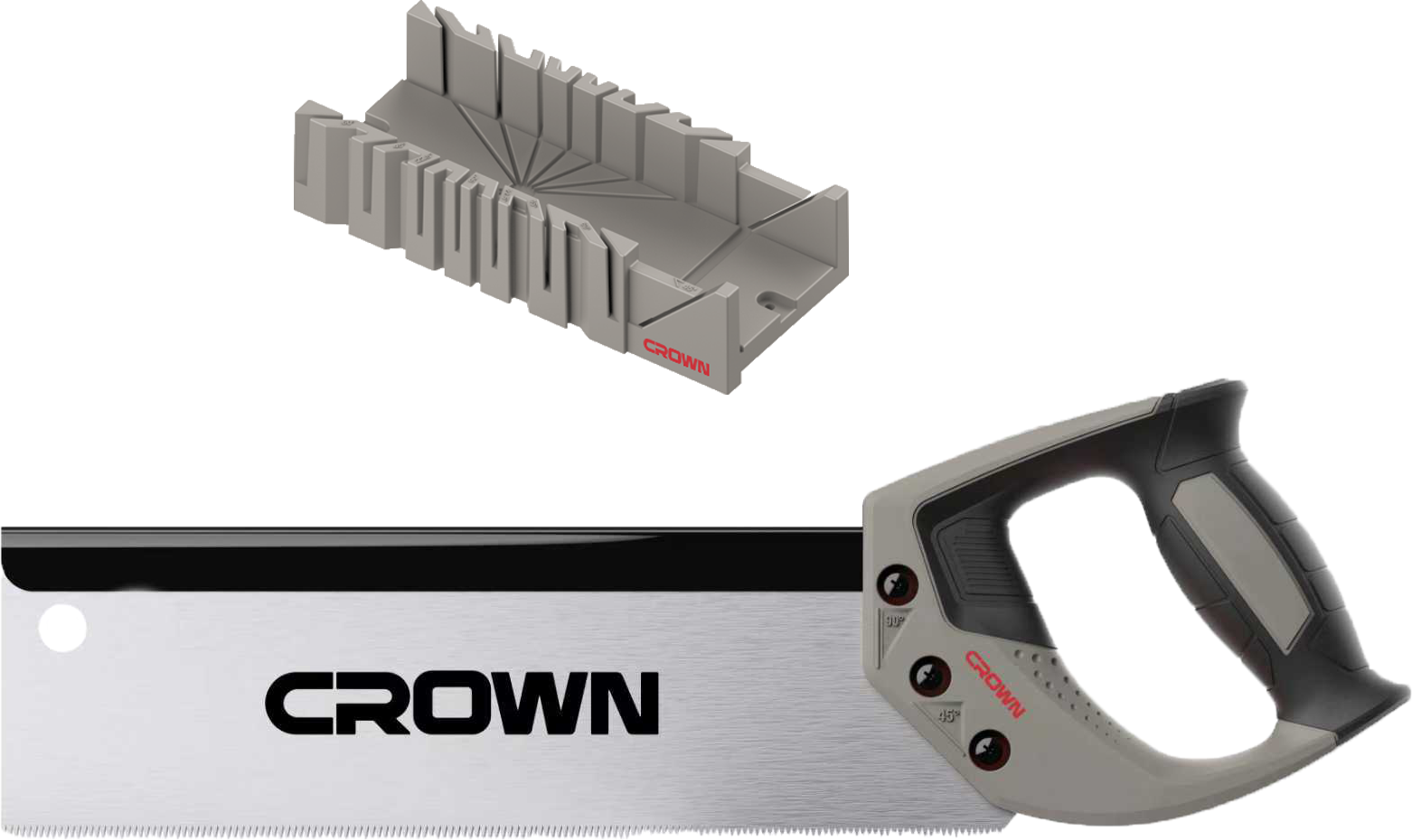Стусло з ножівкою (набір) CROWN CPHSB-XA2, 2 предмети