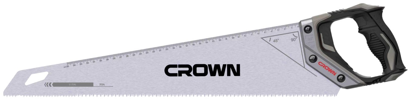 Ножівка по дереву CROWN CPHSD-BIC14, 350 мм, 7 TPI