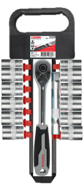 Набір торцевих головок CROWN CPHSW-RXB14, 12 шт, 1/4"
