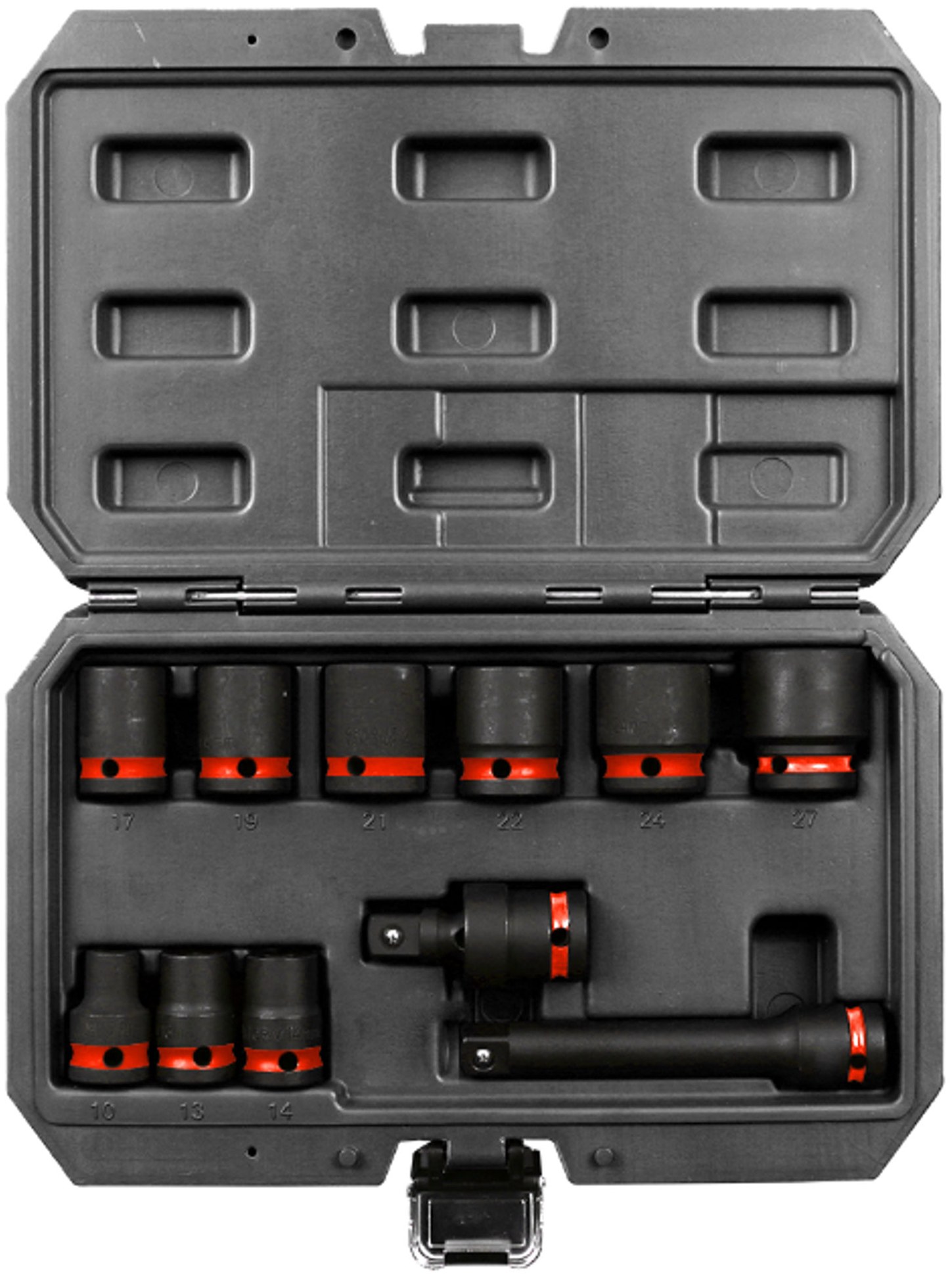 Набір ударних головок CROWN CPHSW-XO9A, 1/2", 9 шт