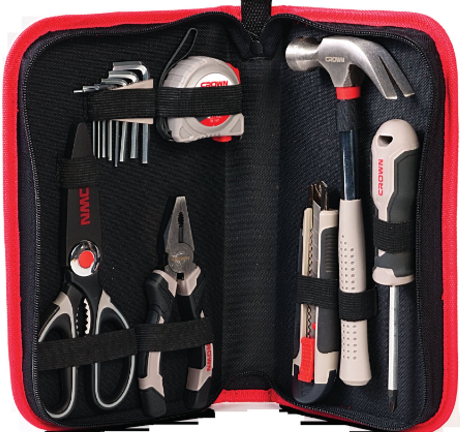 Hand tool set CROWN CPHTS-TXB15, 15 pieces