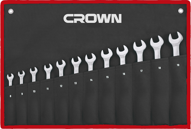 Набір ріжкових ключів CROWN CPHWO-XA12, 12 предметів