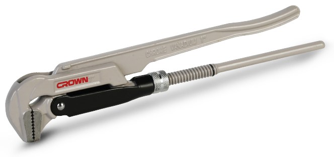 Ключ трубний шведський CROWN CPHWP-SWC01, 1", 90°