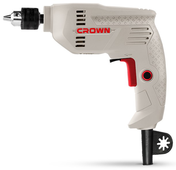 Дриль електричний CROWN CT10125, 300 Вт, 6.5 мм