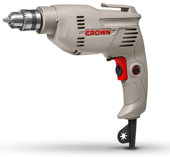Дриль електричний CROWN CT10126, 400 Вт, 10 мм