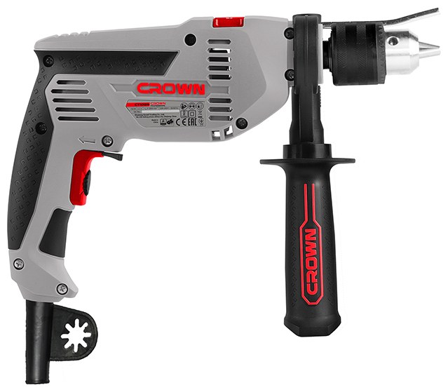 Ударний дриль CROWN CT10128C, 600 Вт, 13 мм