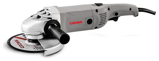 Кутова шліфувальна машина CROWN CT13044, 1300 Вт, 180 мм