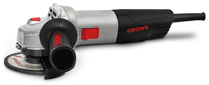 Кутова шліфувальна машина CROWN CT13501-100, 650 Вт, 100 мм