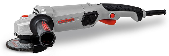 Кутова шліфувальна машина CROWN CT13505-125N, 900 Вт, 125 мм