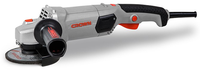 Кутова шліфувальна машина CROWN CT13506-125N, 1200 Вт, 125 мм