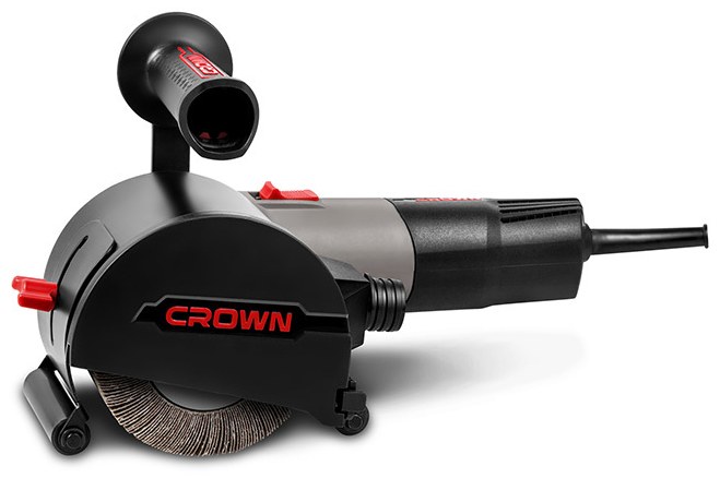 Щіткова полірувальна машина CROWN CT13551, 1400 Вт, 110 мм