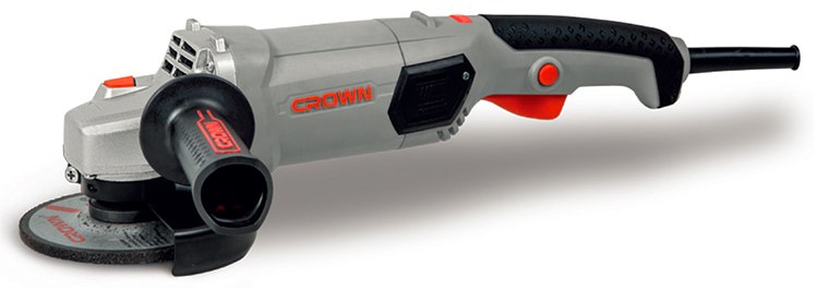 Кутова шліфувальна машина CROWN CT13573-125V, 1010 Вт, 125 мм