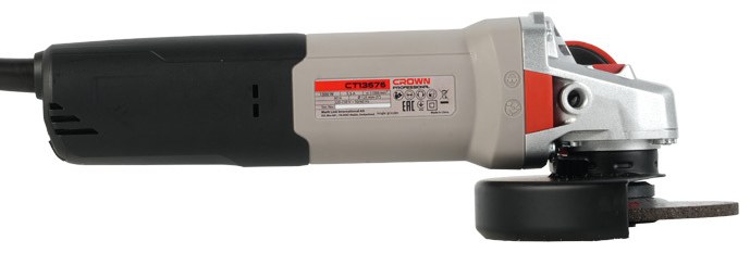 Кутова шліфувальна машина CROWN CT13676-115C, 1300 Вт, 125 мм