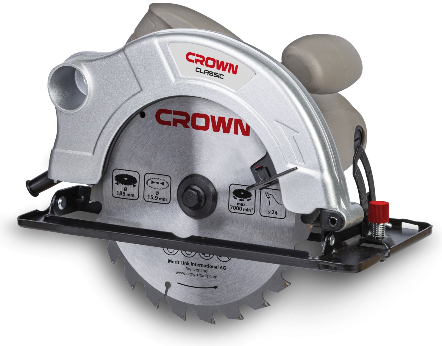 Дискова пила CROWN CT15074, 1200 Вт, диск 185 мм