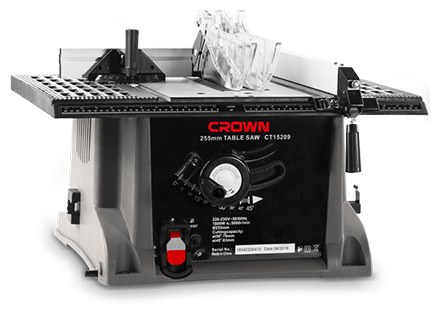Розпилювальний (циркулярний) стіл CROWN CT15209, 1800 Вт, 255 мм
