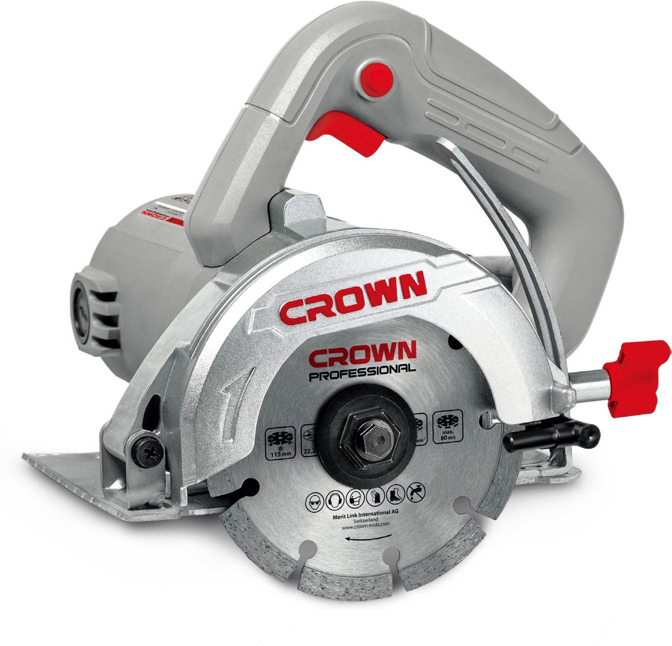 Плиткоріз (різак по каменю) CROWN CT15213-125-W, 1600 Вт, 125 мм