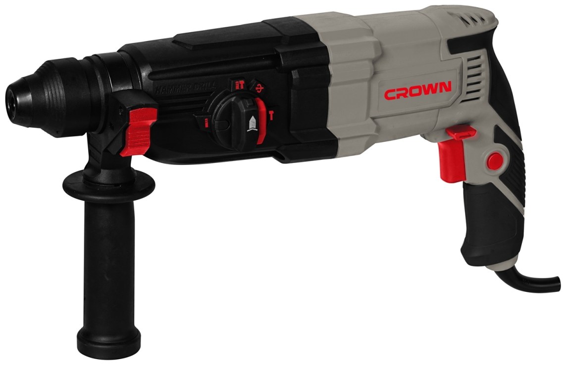 Перфоратор CROWN CT18212 BMC, 900 Вт, 28 мм, 3.4 Дж