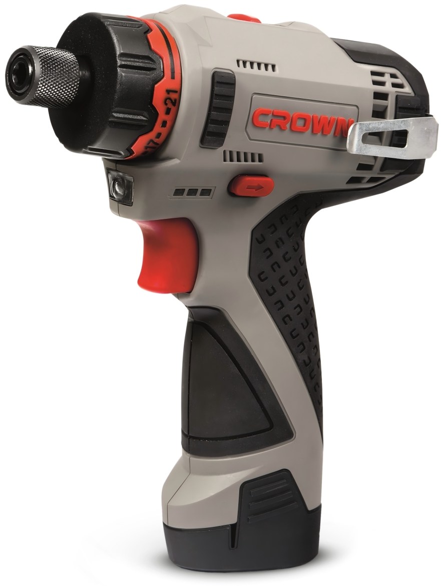 Шуруповерт акумуляторний CROWN CT21072HBX-2 BMC