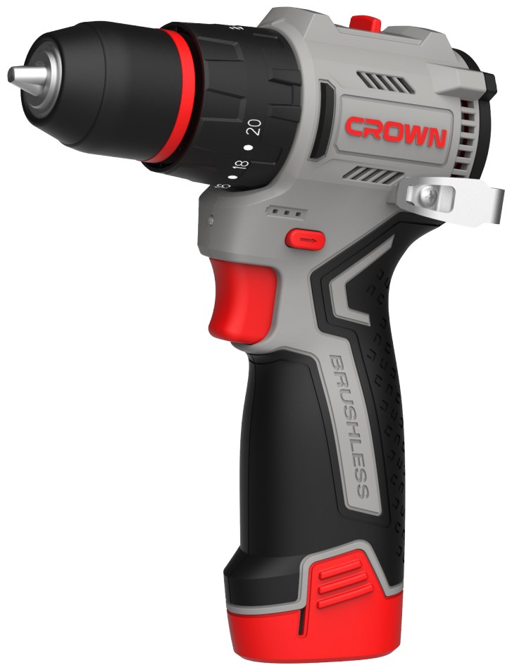 Акумуляторний ударний дриль-шуруповерт CROWN CT21151HMX-2C1 BMC