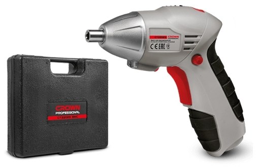 Акумуляторна викрутка CROWN CT22023 BMC, 3.6 В, 2.0 А·год, 3 Н·м
