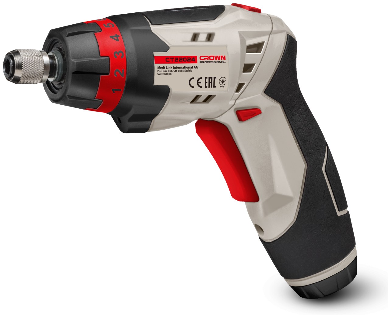 Акумуляторна викрутка CROWN CT22024 MC, 3.6 В, 2.0 А·год, 5 Н·м