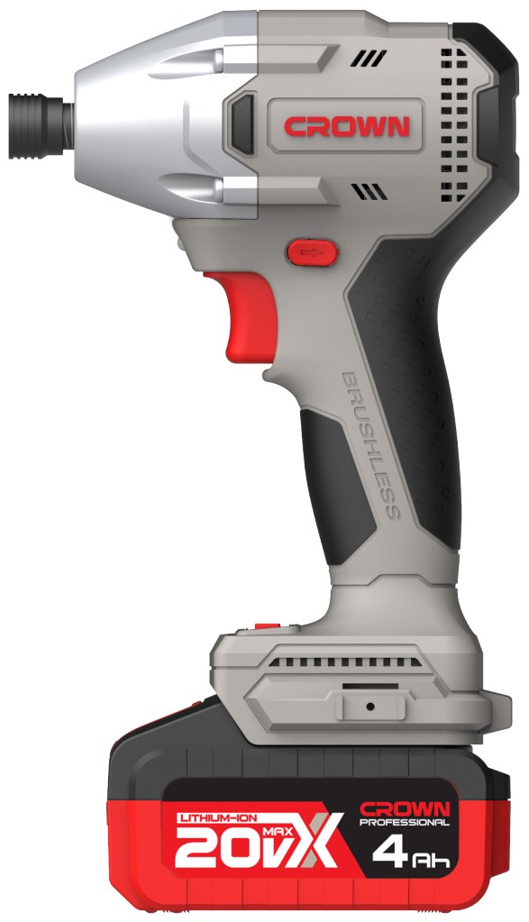 Акумуляторний ударний гайковерт CROWN CT22067HX-4S TB, 20 В, 4 А·год