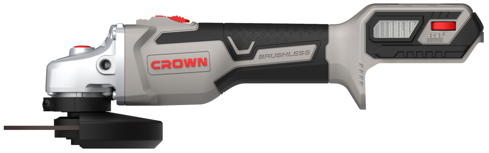 Аккумуляторная углошлифовальная машина (болгарка) CROWN CT23028-125XS, 20 В, 4.0 А·ч, 125 мм