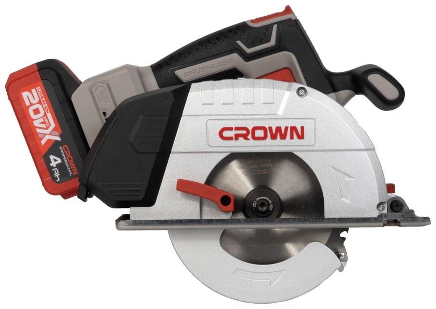Дискова пила по металу CROWN CT25040-150HX-4 BMC, 20 В, 20 мм