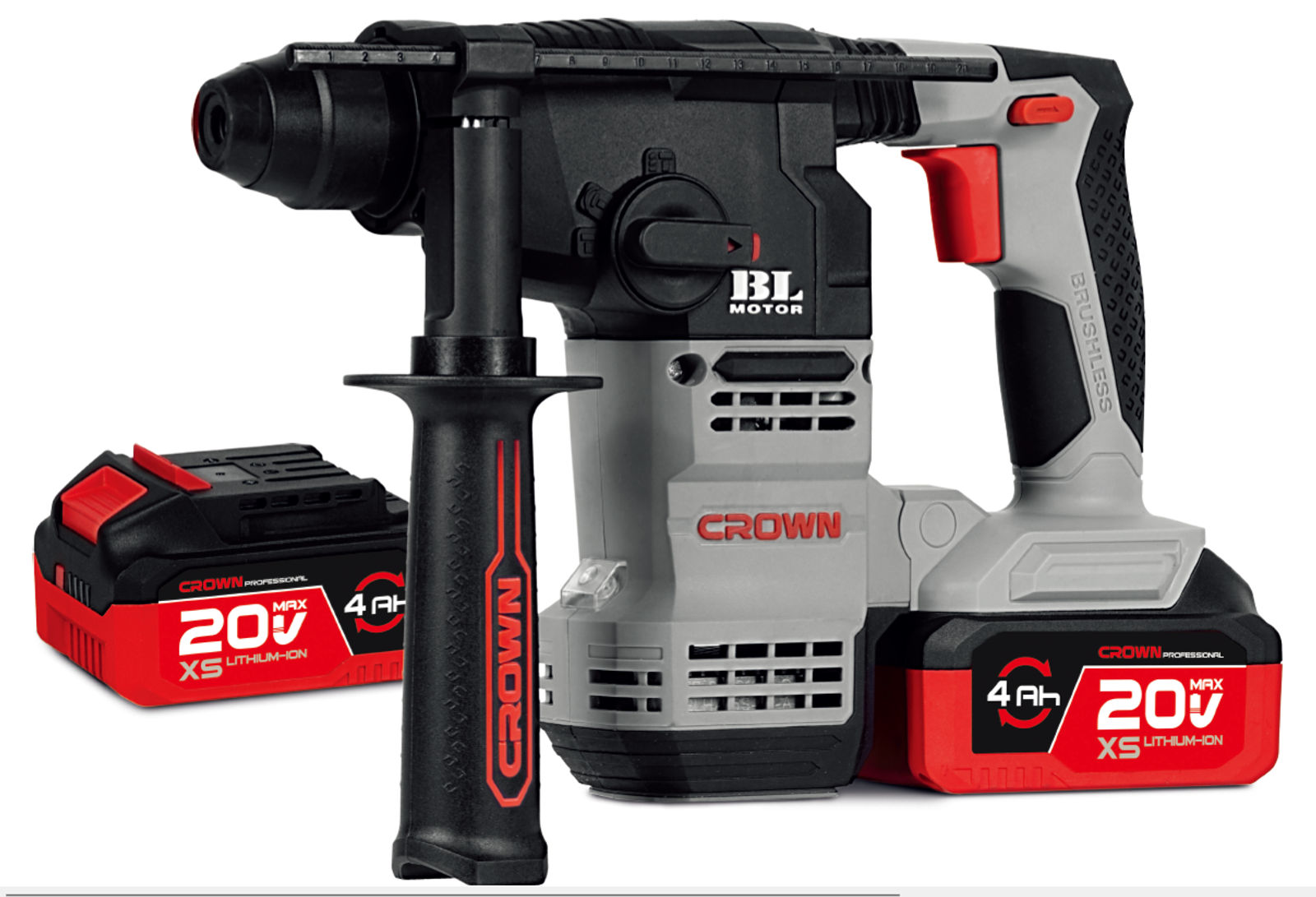 Акумуляторний перфоратор CROWN CT28001XS
