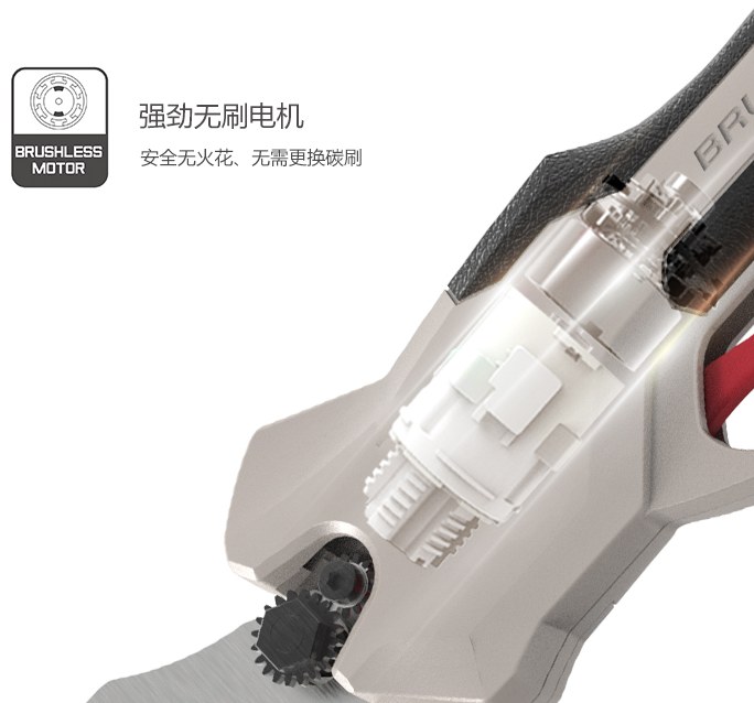 Акумуляторний секатор CROWN CT29001HX, 20 В, 30 мм