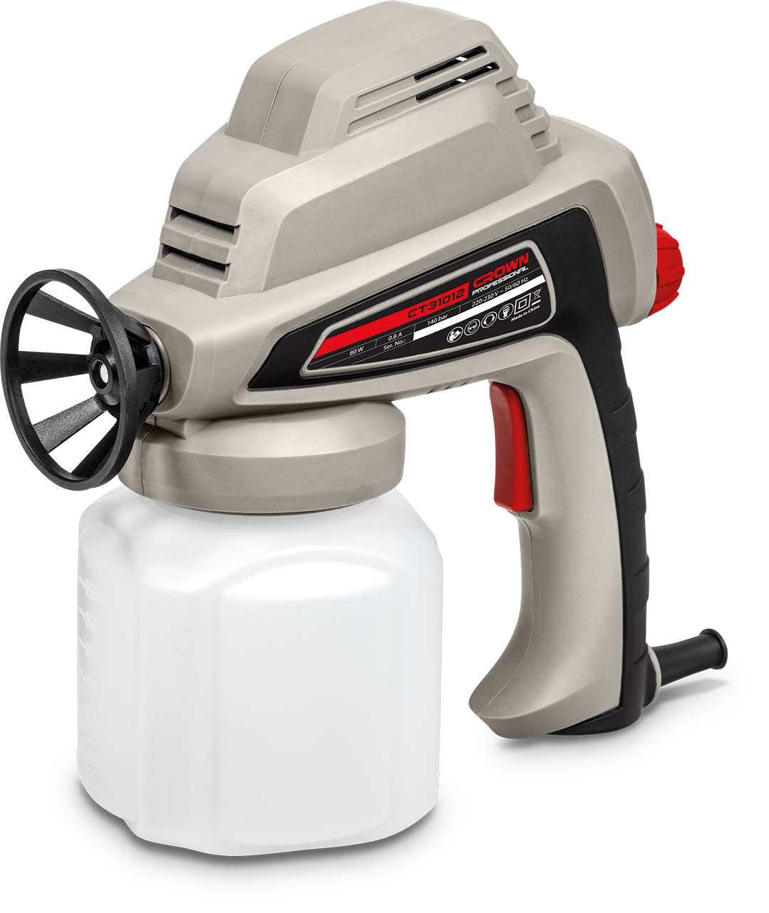 Електричний фарбопульт CROWN CT31012, 80 Вт