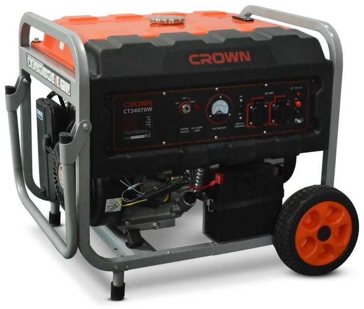 Бензиновий генератор CROWN CT34064W