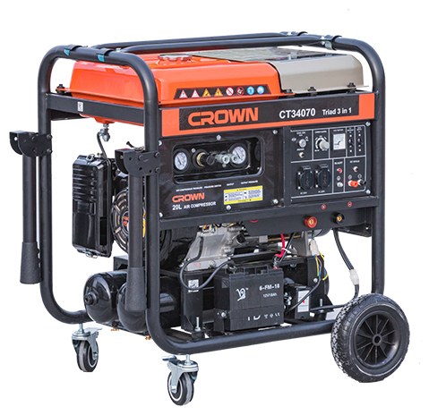 Бензиновий генератор CROWN CT34070