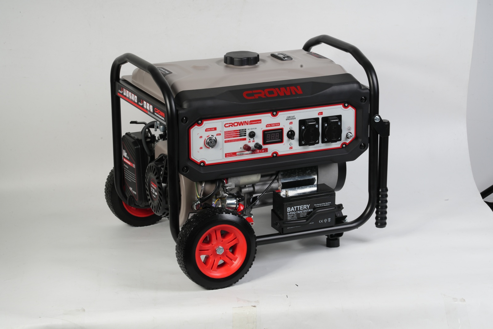 Бензиновий генератор CROWN CT34147