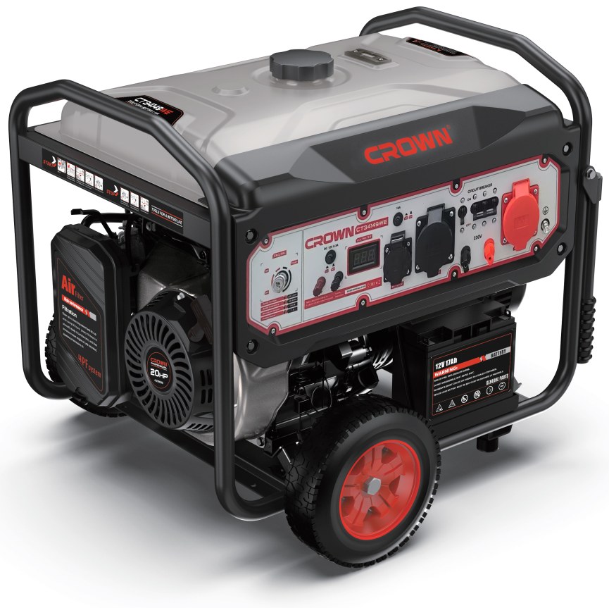 Бензиновий генератор CROWN CT34149WE