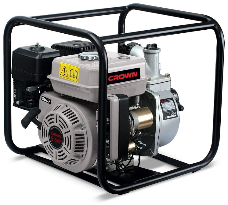 Мотопомпа бензинова CROWN CT35002, 3"